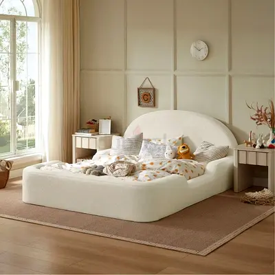 Classic Double Kids Bed with Headboard