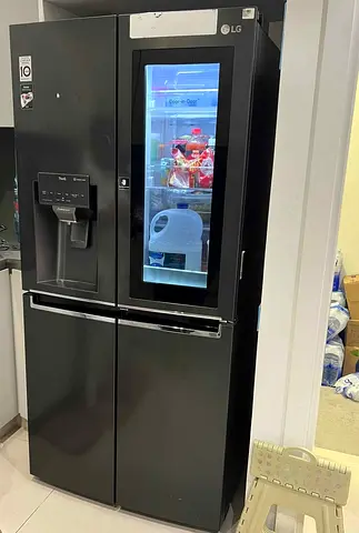 LG Side by Side Fridge with Door-in-Door – Black