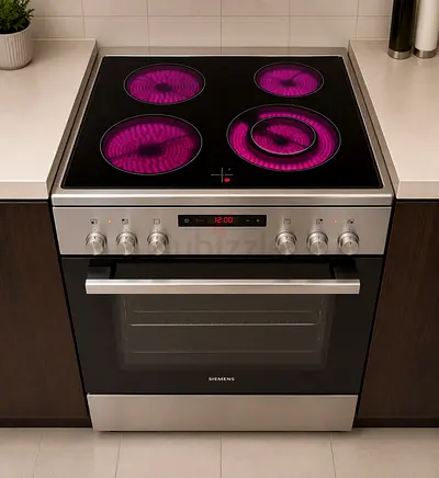 Siemens Modern Electric Cooker – 60cm Ceramic Hob Design