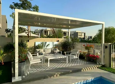 Aluminium/M.S Pergola