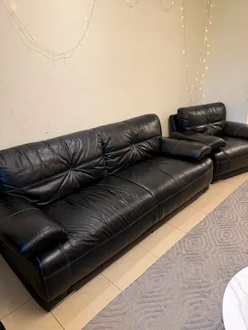 Leather Sofa Set 3+2+1