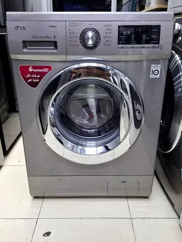 LG Front Load Washing Machine 8Kg Sleek Design Convinient Touch UI Award Proven Inverter Free Delivy