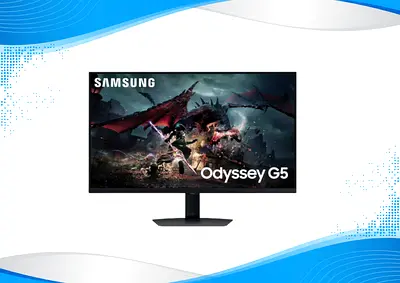 Samsung 27 Inch Monitor Odyssey G5 (G50D), QHD, 165Hz, Gaming Monitor LS27DG502EUX