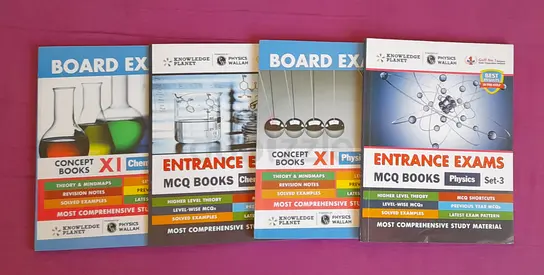 Grade 11 Board Exam  Entrance MCQ Practice Books (Knowledge Planet Edition) — Physics  Chemistry