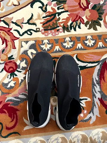 Black Balenciaga Speed Trainer Sock Sneakers - Used