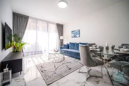 Elegant 1 BR | Rooftop Pool, Gym, Dedicated Workspace & more | Special Rate