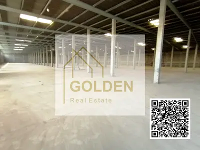 Ultra-large 30,700 sq ft warehouse with 15 kW power in a prime main road location in Ajman Industrial Area.