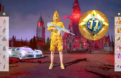 PUBG ACCOUNT 217 MF + ULT FASHION + 77 COLLECT + YELLOW BAPE SET FULL + DROP CAR RARE ACC
