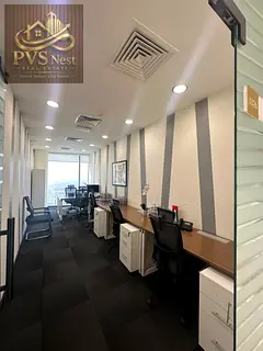 FULLY SERVICED OFFICE | 220 SQFT | READY TO MOVE IN | MEETING ROOM WAITING AREA AVAILABLE | PRIME LO