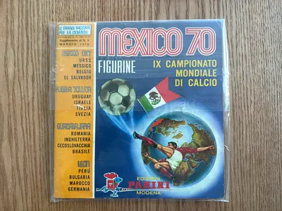 Empty Panini World Cup Album - 1970 - Unique Product