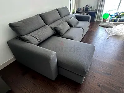 Ikea eskilstuna L shape sofa bed under storage
