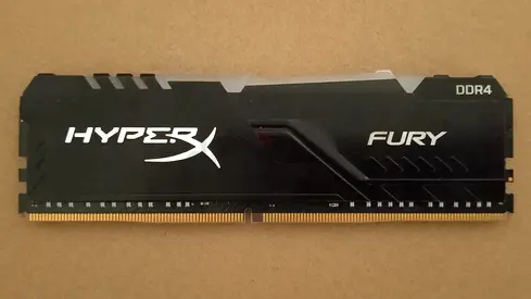 16 GB HyperX Fury RGB 3200 Mhz CL 16 Single DDR4 RAM Memory Module