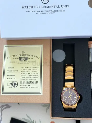 WMT (Vintage Rolex) Panton MK|I - Brown Dial/Gold Plating Edition