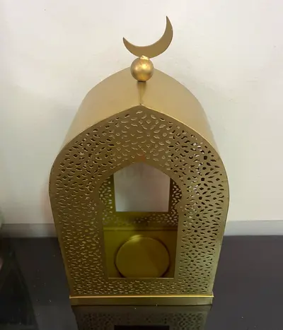 Set of 4 Ramadan Moon and Lantern Candle Holders for decoration