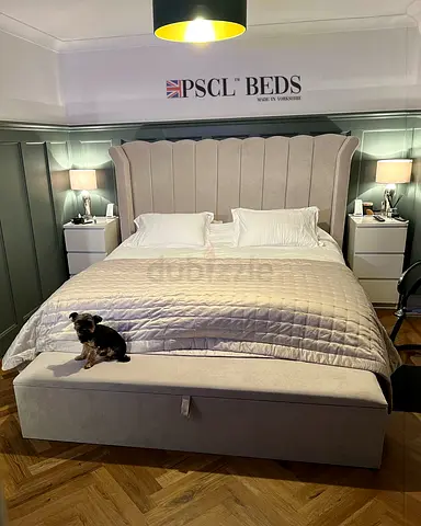 Queen upholstered bed Frame For Sale