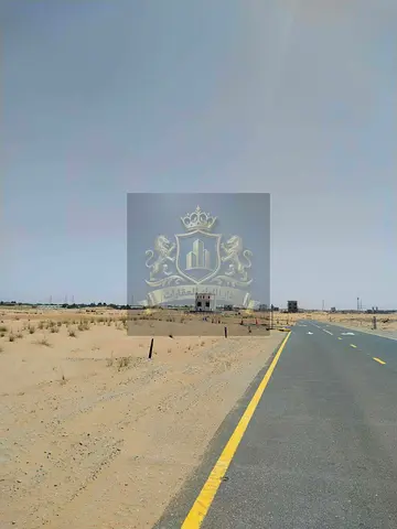 For sale in Sharjah, Muzayra’a area, residential land, area 3300 feet, corner, on two streets, full installments, freehold, all Arab nationalities,ll