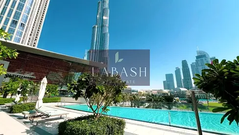 Burj khalifa park |Very Heigh floor | Furnished