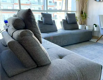 4-Seater Fabric Reversible Corner Sofa