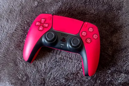 PlayStation 5 DualSense Controller - Red/Black (Good Condition)