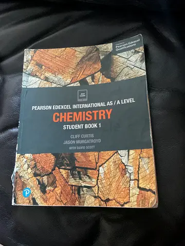 Pearson Edexcel International AS/A Level Chemistry Student Book 1 - A Level