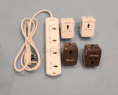 Multi-Socket Universal Adapters  Extension Bundle (Half Price!)