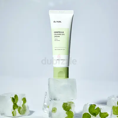 iUNIK Centella Calming Gel Cream 60ml - Light Soothing Moisturizer