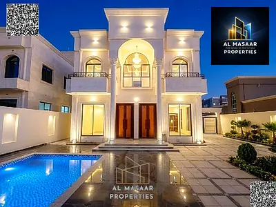 امتلك فيلا فاخرة تصميم كلاكسيك طابقين ورووف مع مسبح 5000 قدم بسعر قابل للتفاوض على شارع الشيخ عمار مباشر