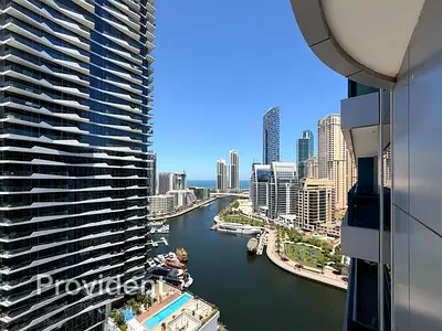High Floor 2BR | Canal View | Unfurnished