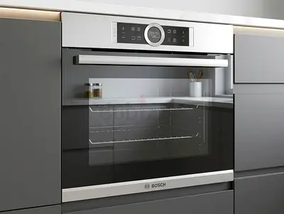 Premium Bosch 60cm Built-In Oven – Black Glass Finish