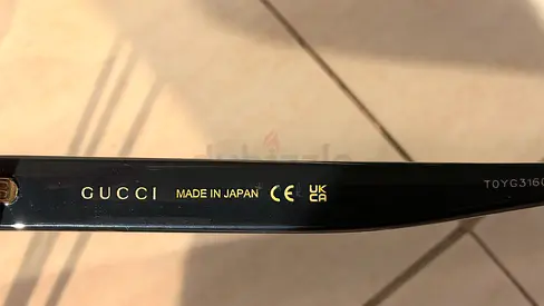 Gucci eyeglass/sunglass frame arm - genuine, Made in Japan