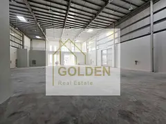 A prime warehouse for rent in an investment location in Umm Al Quwain. The warehouse boasts a high e