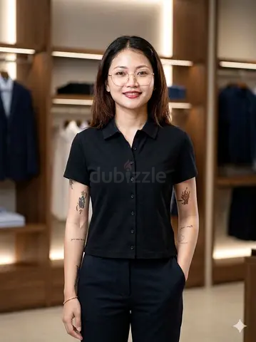 Uniqlo Women Mini Short sleeve black 96%cotton and 4% spandex (Brand New)