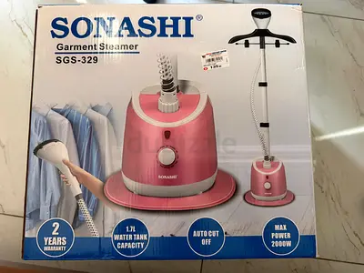 Sonashi SGS-329 Garment Steamer - 1.7L, 2000W (Pink) - New in Box