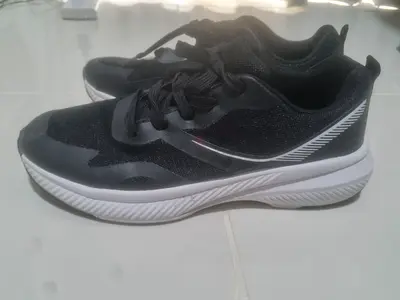 Black sports running shoes, barely used. Primark brand. Soft and comfortable.