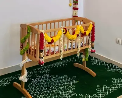 Wooden cradle