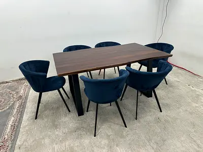 Marina home dining table with chairs