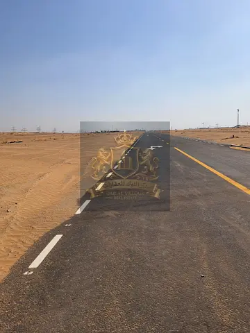 For sale in Sharjah, Al Hoshi area Residential land area of ​​1080 feet Ground and first villa permit