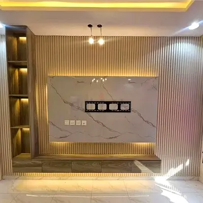 Luxury TV unit wall design