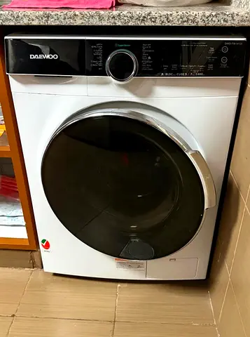 Daewoo Washer 7 kg Front Load Washing Machine 1400 RPM 15 Wash ProgrammesDrum Clean FREE DELIVERY