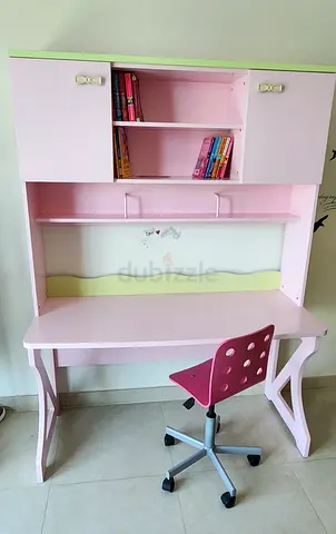 Kids bunk bed and study desk