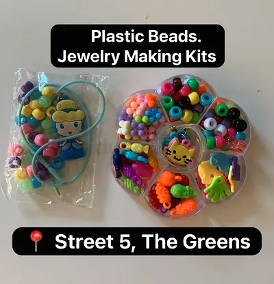 Plastic Beads Jewelry Making Kit Small