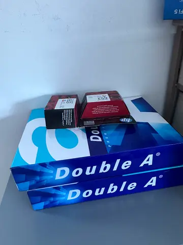 Two Reams of Double A A4 Paper + 2 HP Colour Printer Ink Cartridges