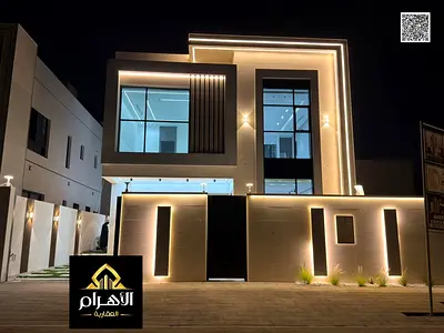 With a very private indoor pool | Own a luxury villa in Al Helio 2, Ajman | 5 master bedrooms (G+2)