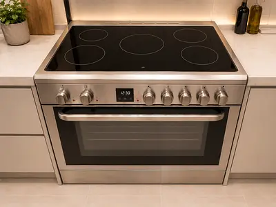 Hoover Modern Electric Range Cooker – 90cm