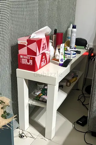 IKEA narrow white console table - good condition