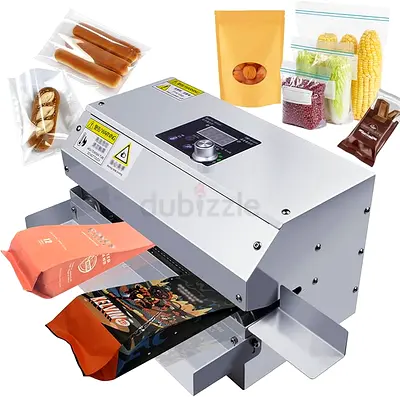 GLF-100 Continuous Bag Band Sealing Machine, 300W/50Hz Automatic Horizontal