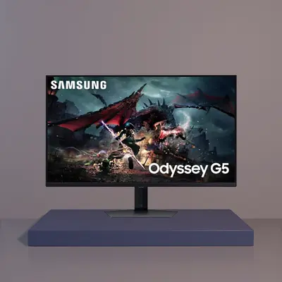 Samsung 32 Inch Odyssey G5 G50D QHD 180Hz Gaming Monitor LS32DG502EEXX