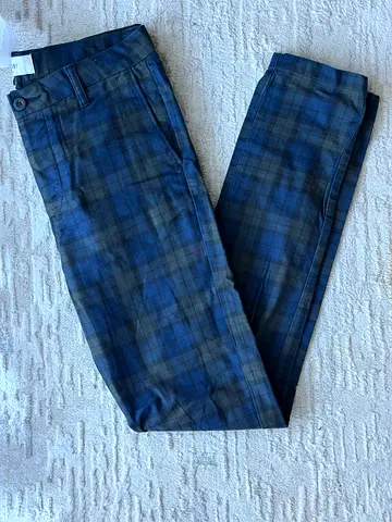 Tartan skinny pants