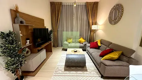 Fully furnished with branded furniture and utensils.