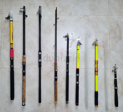 Daiwa ans shimano fishing rods for sale